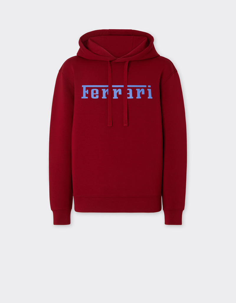 Scuba sweatshirt with Ferrari logo print 1