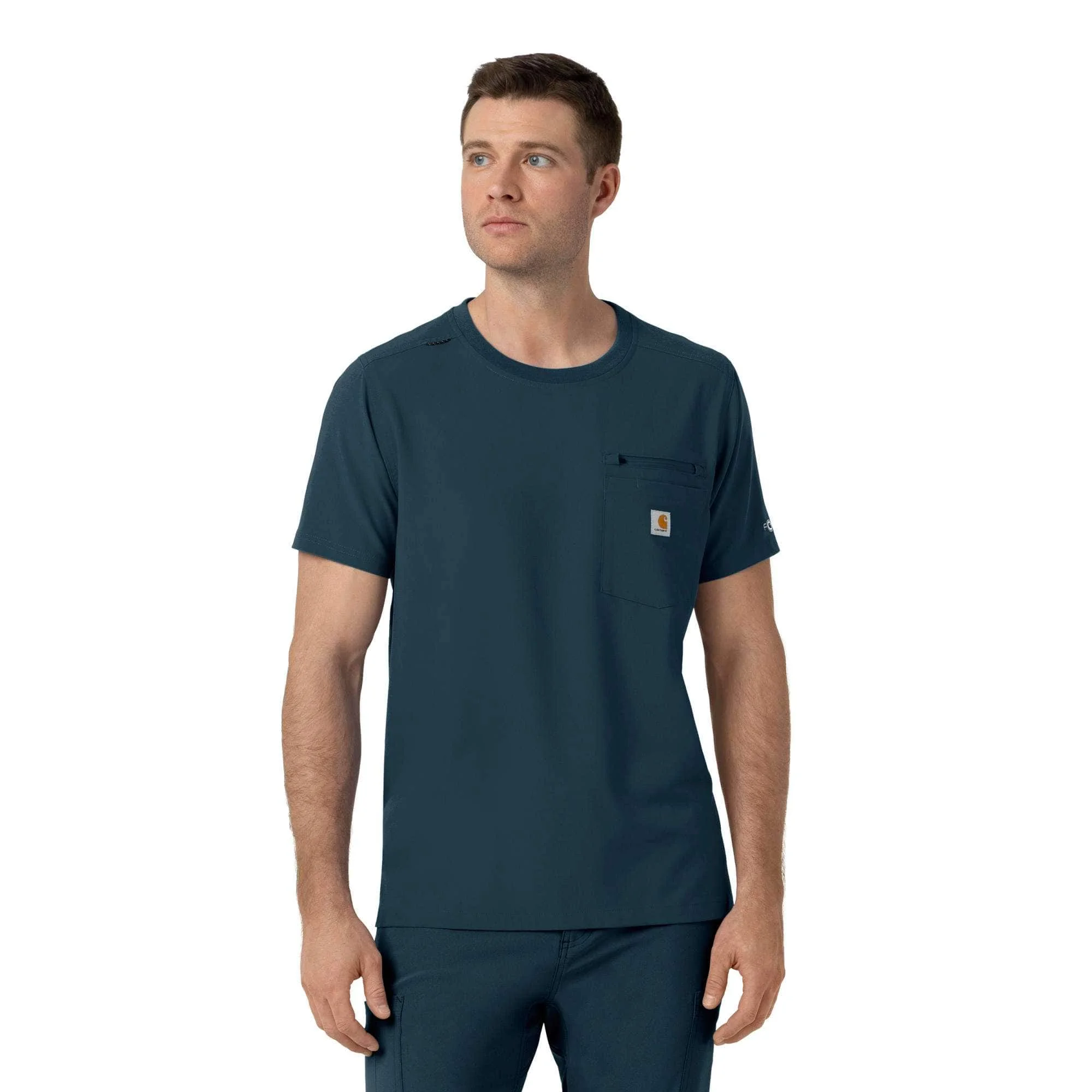 Force Cross-Flex Crew Neck Scrub Top - 1