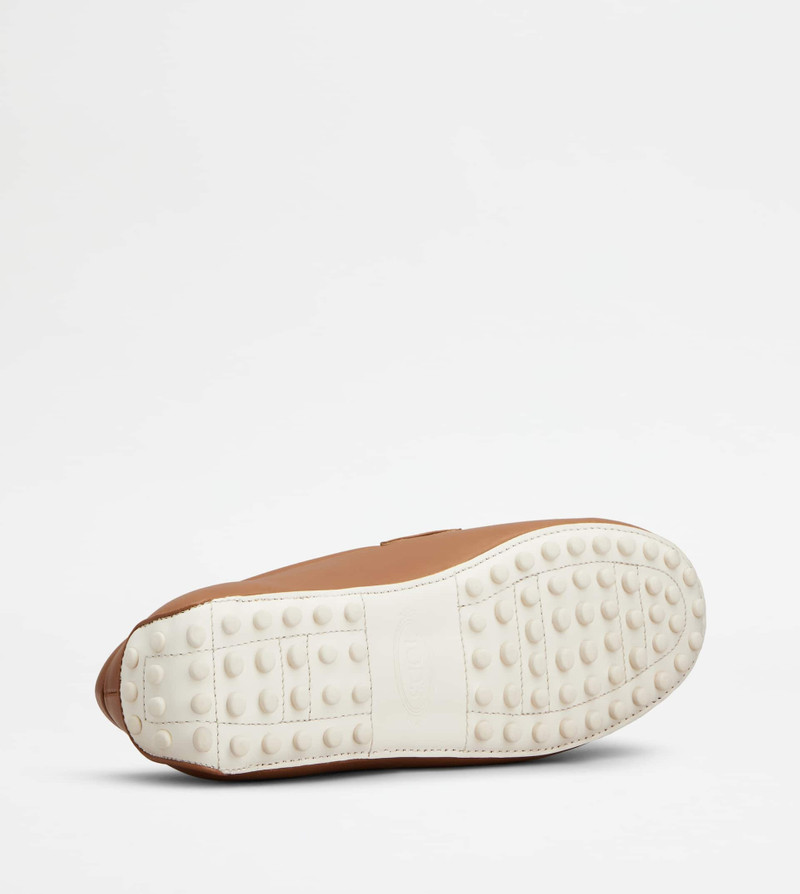GOMMINO LOAFERS IN LEATHER - BROWN 4