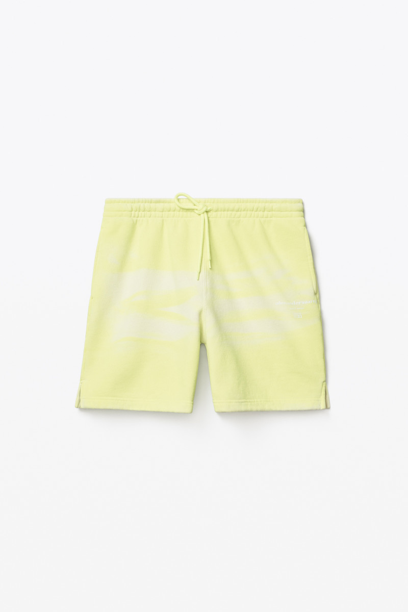 SWEATSHORT IN GARMENT DYED COTTON 1