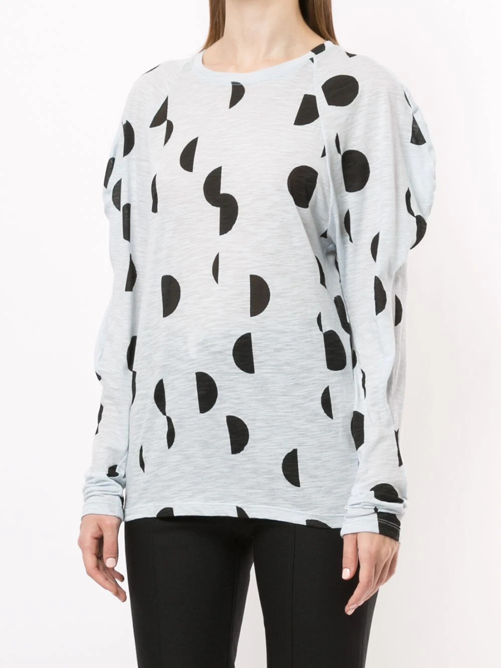 polka-dot print shirt - 3