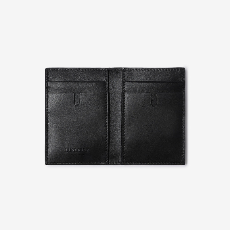 Burberry Check Leather Folding Card Case outlook