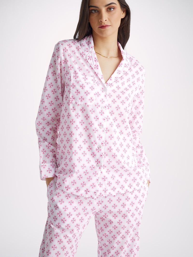 Women's Pyjamas Ledbury 62 Cotton Batiste White - 2