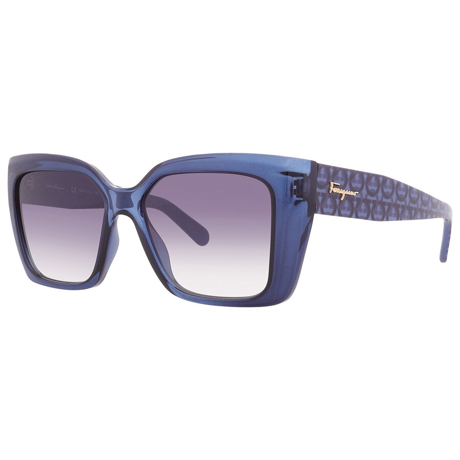 Ferragamo Blue Gradient Butterfly Ladies Sunglasses SF1042S 432 55 - 2