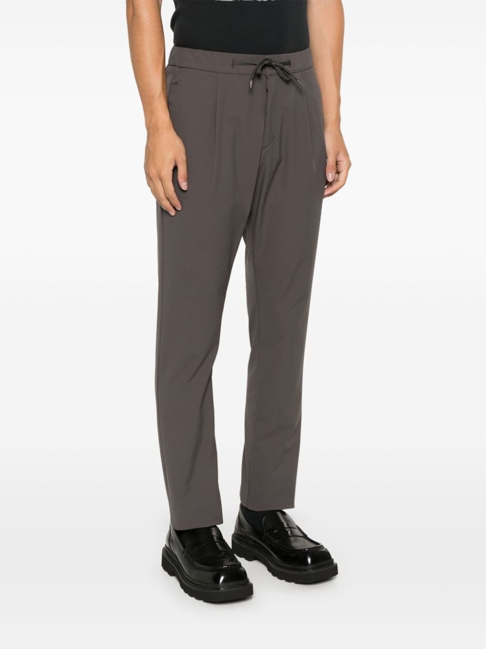 plead-detail trousers - 3