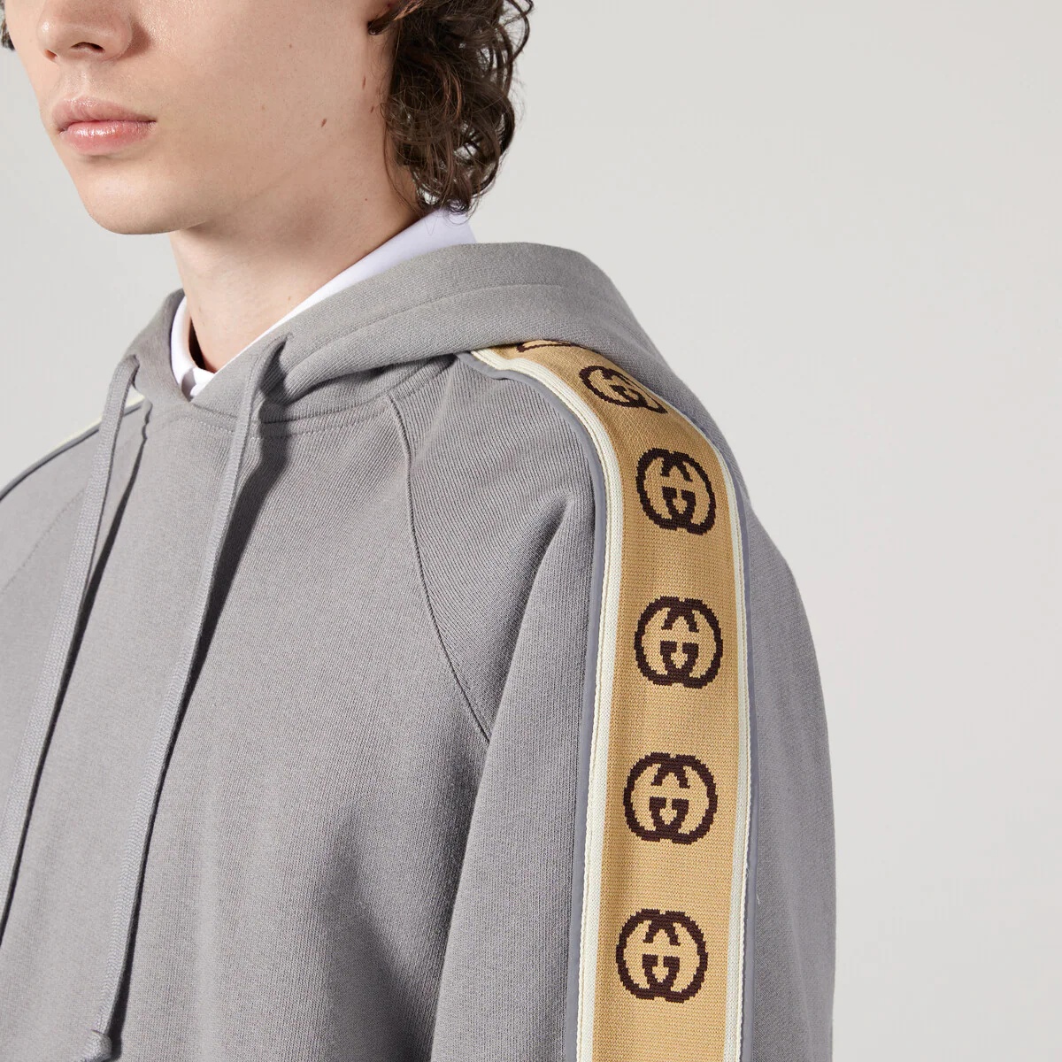 Cotton jersey hooded sweatshirt - 4