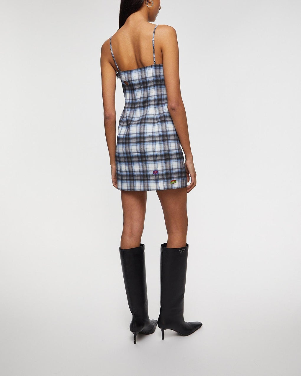 Dress Strap Check Mini Black/blue - 4