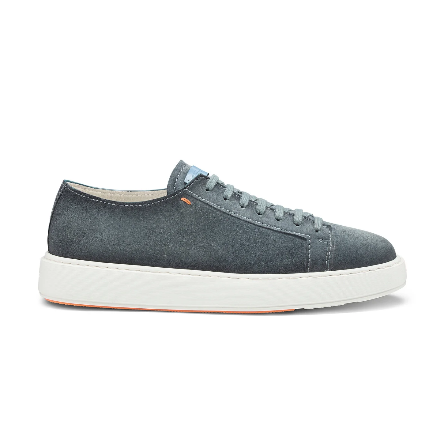 Men's light blue suede sneaker - 1