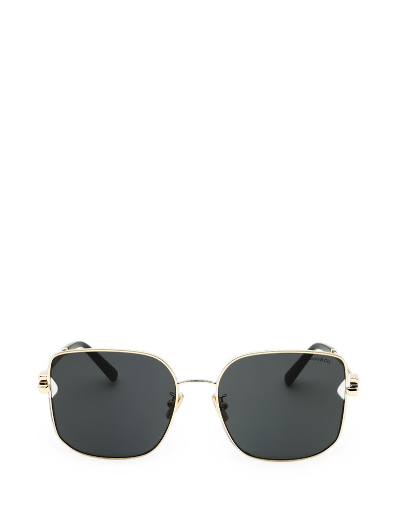 geometric-frame sunglasses 1