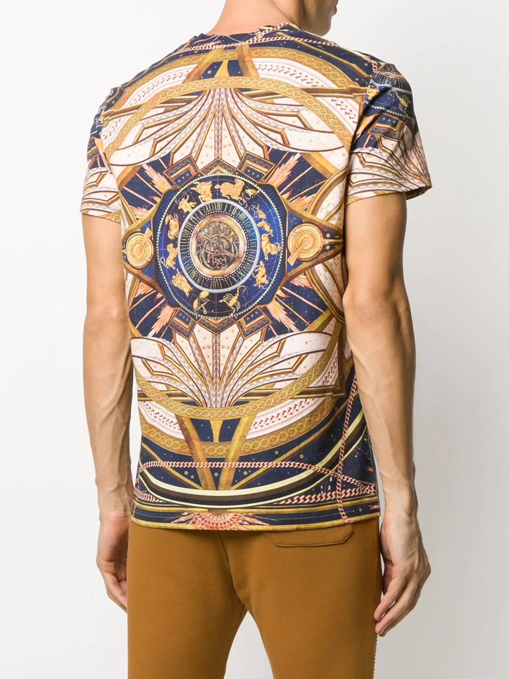 zodiac print T-shirt - 4