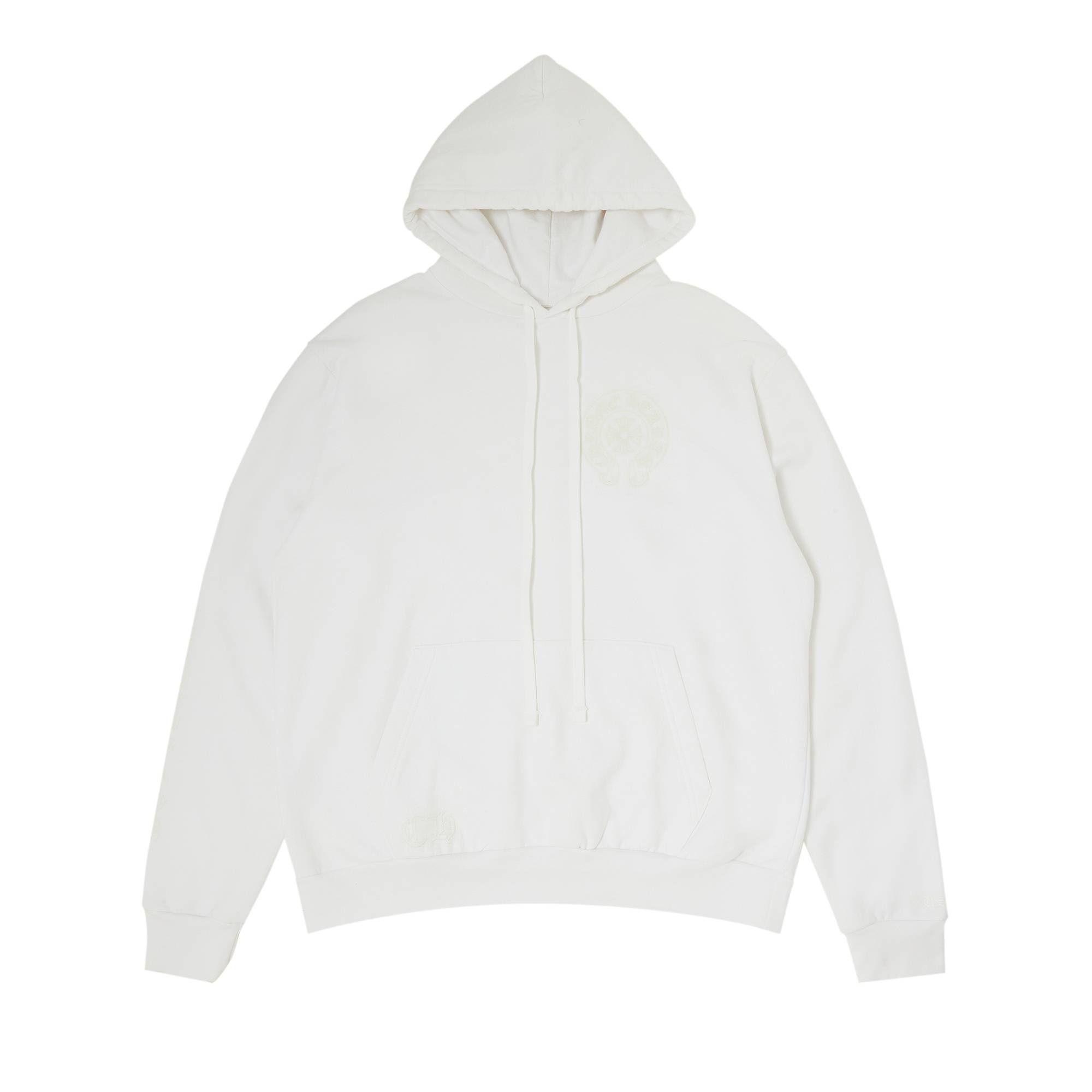 Chrome Hearts Glow In The Dark Hoodie 'White/Green' - 1