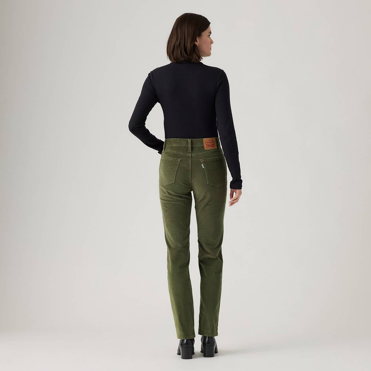 724 HIGH-RISE STRAIGHT CORDUROY WOMEN'S PANTS - 5