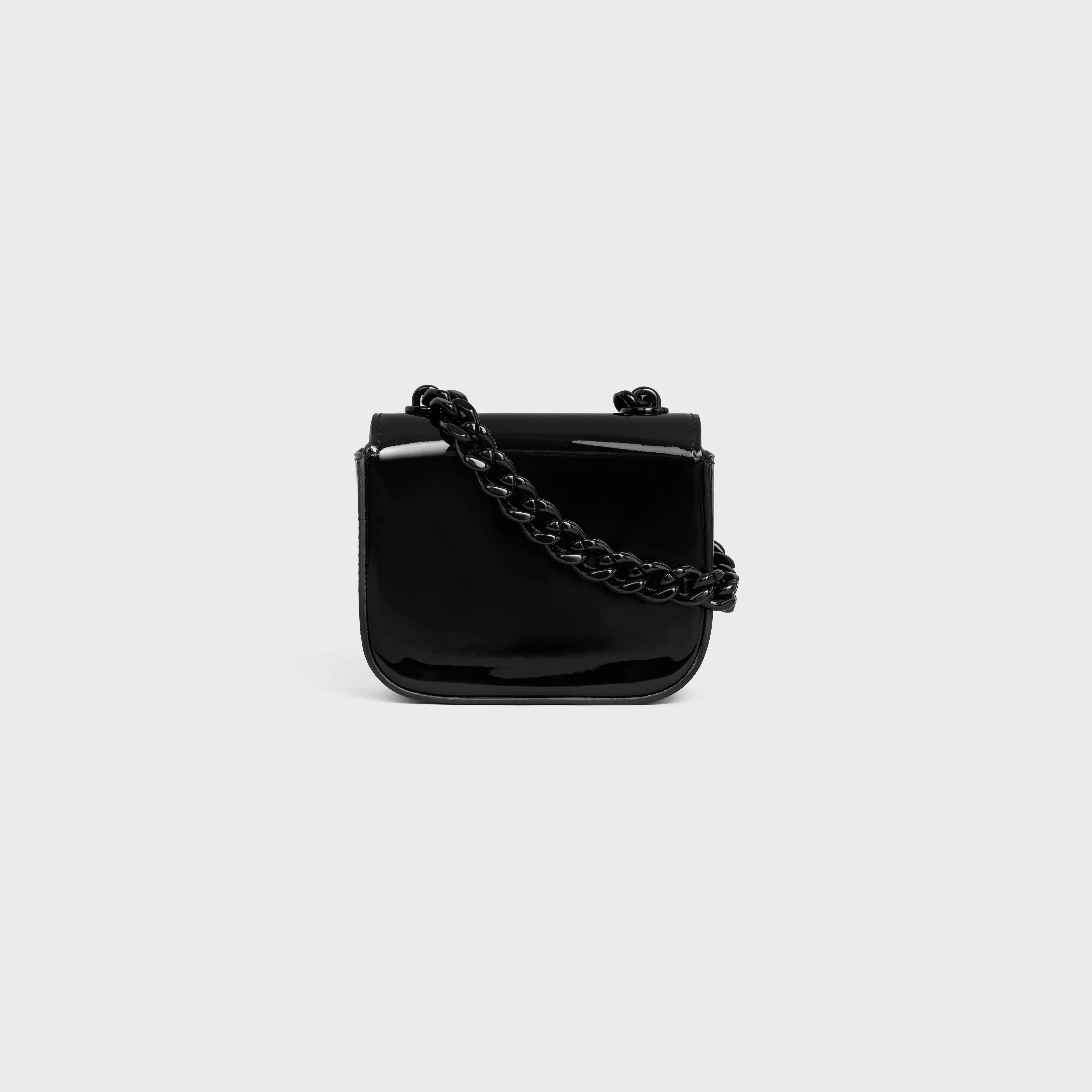 MINI CHAIN CLAUDE in PATENT CALFSKIN - 3