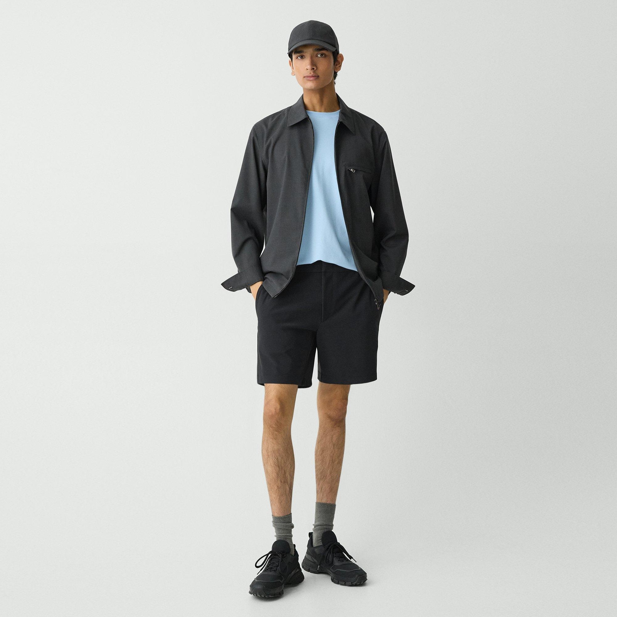 Curtis Drawstring Short in Precision Ponte - 2