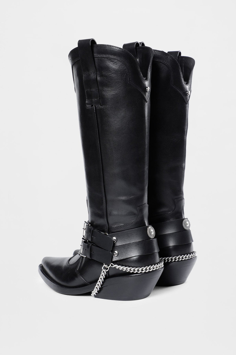 Finnbo Santiago Boots With Belts 3