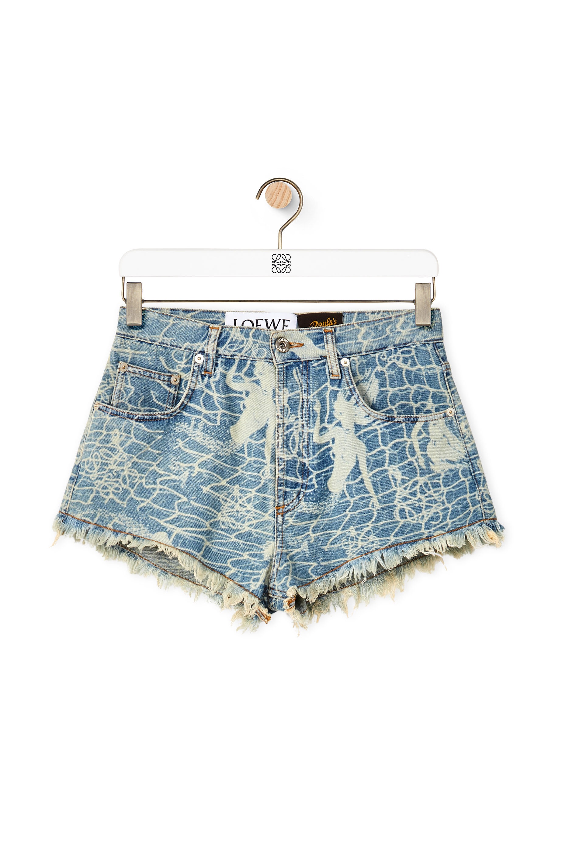 Mermaid shorts in denim - 1