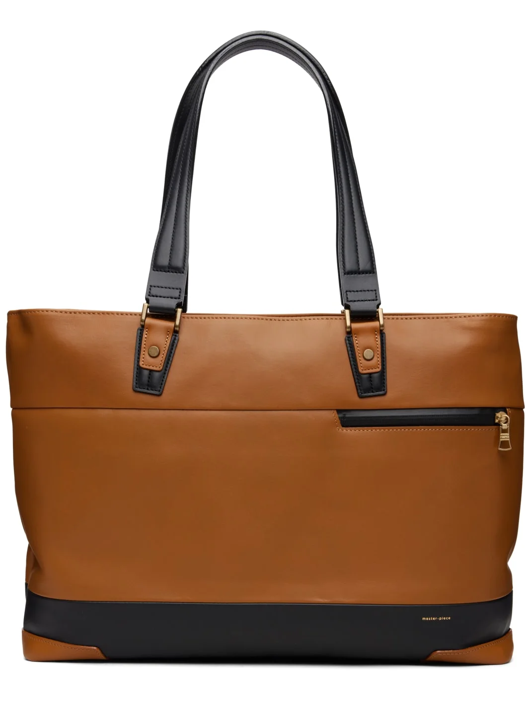 Brown Gloss Tote - 1
