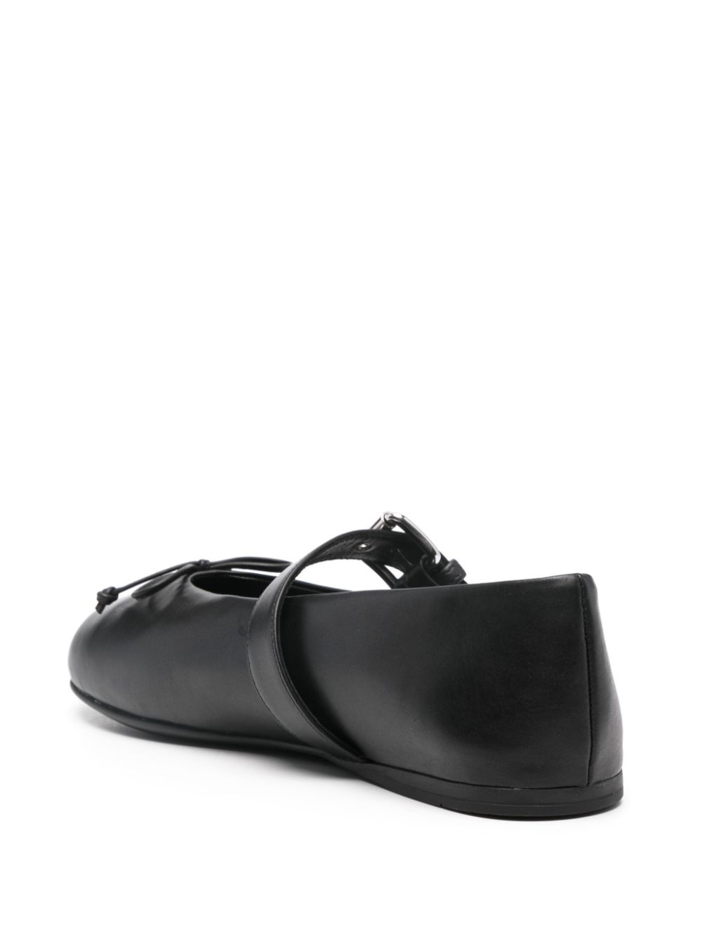 leather ballerina shoes - 3