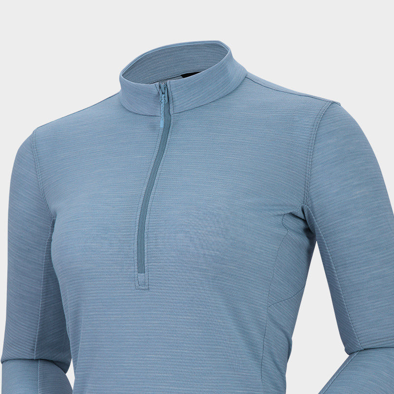 Kailas Stand Collar Wool Long Sleeve Functional T-shirt Women’s 4