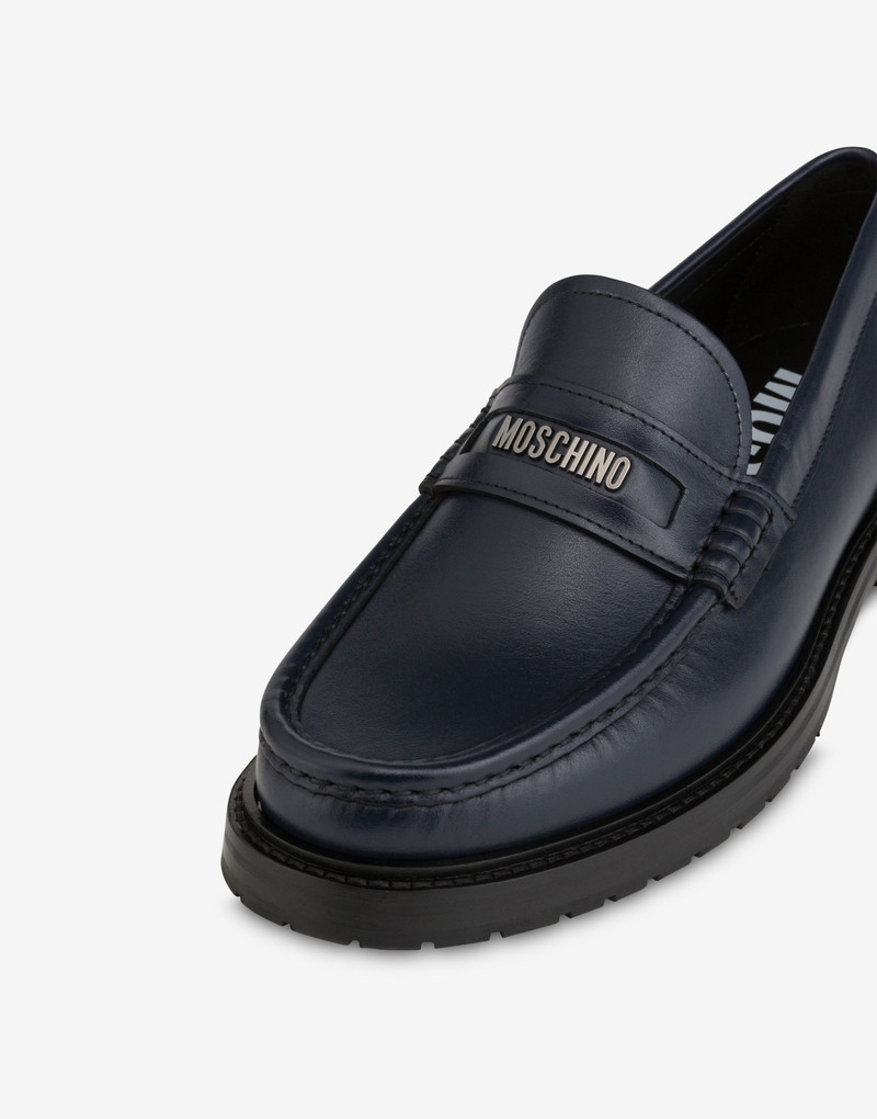 CALFSKIN VARSITY LOAFERS 4