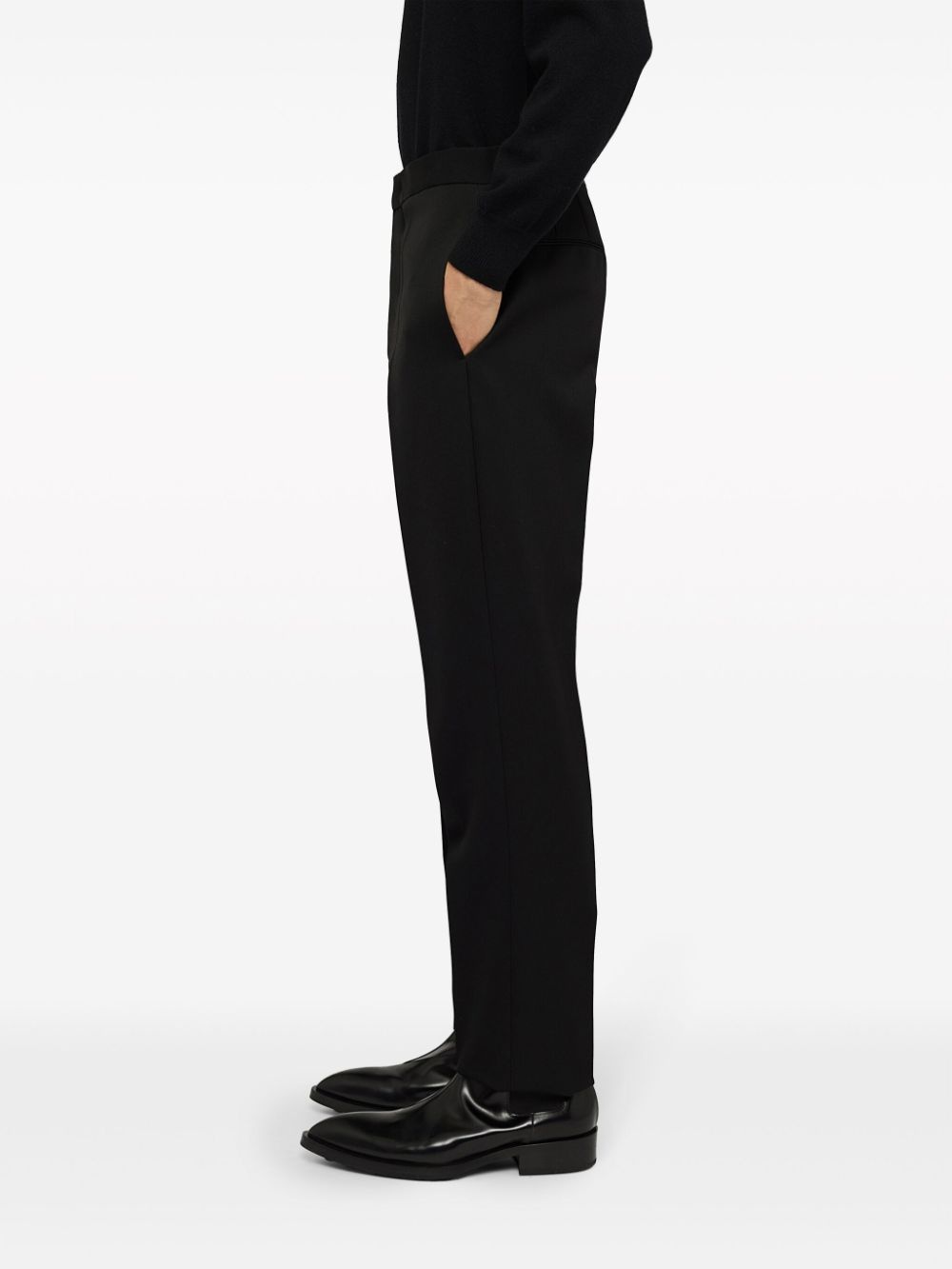 single-breasted wool suit - 4