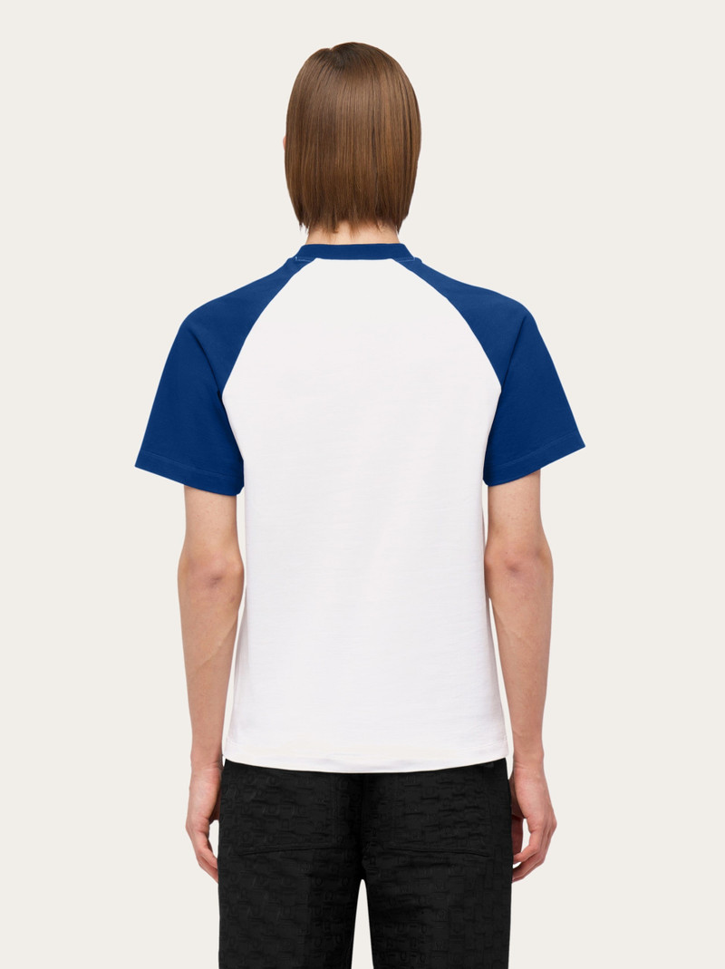 Flocked print t-shirt 3