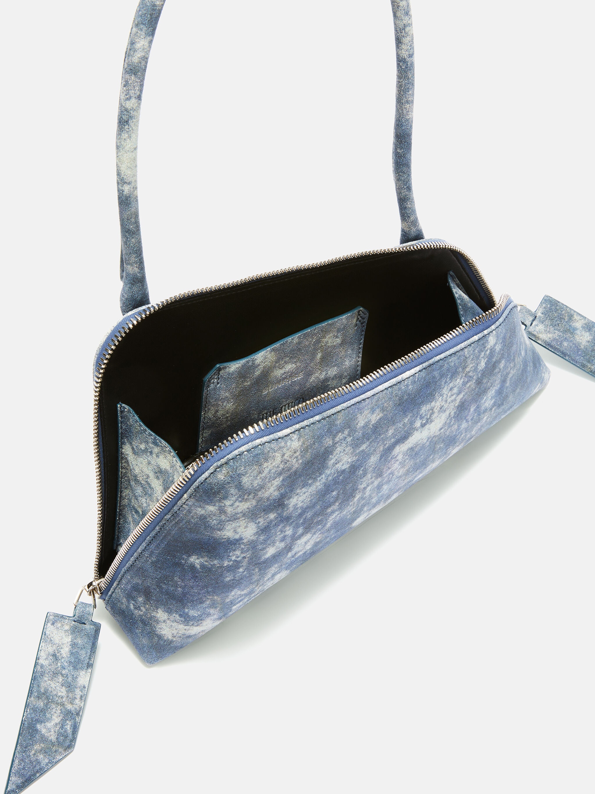 ''SUNRISE'' BLUE DENIM SHOULDER BAG - 4