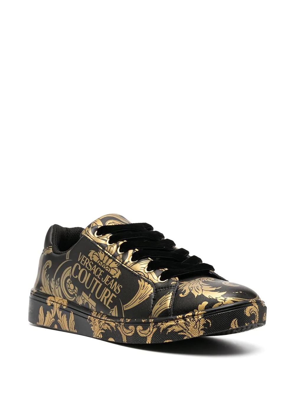 baroque print sneakers - 2