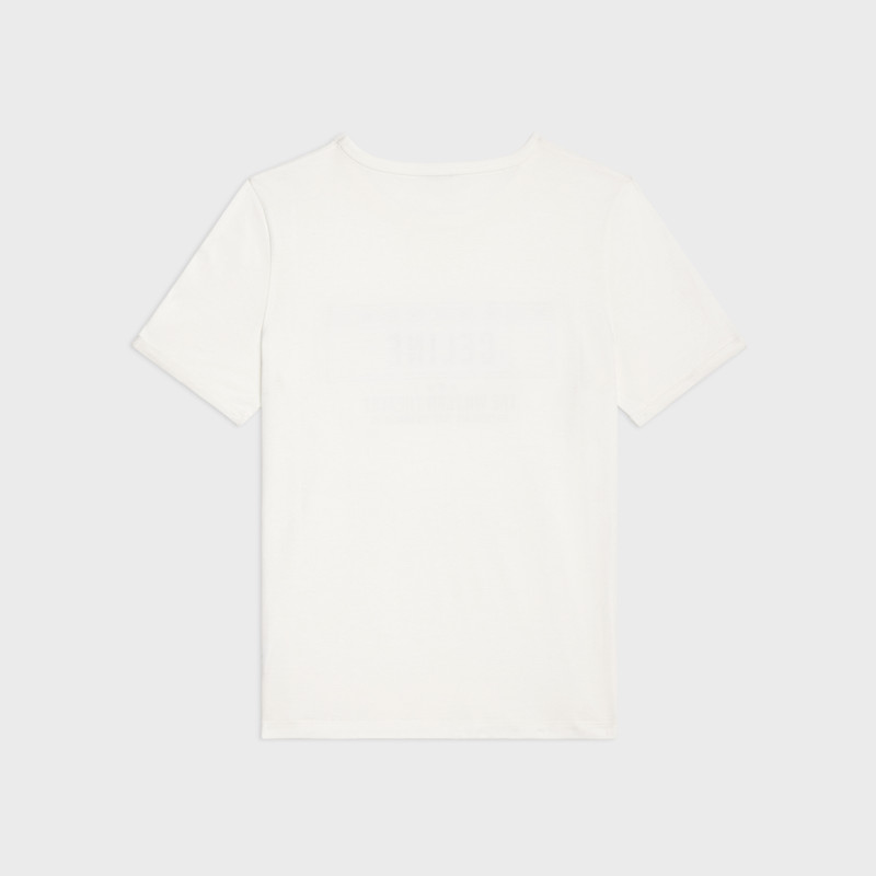 CELINE Celine wiltern T-shirt in cotton jersey outlook