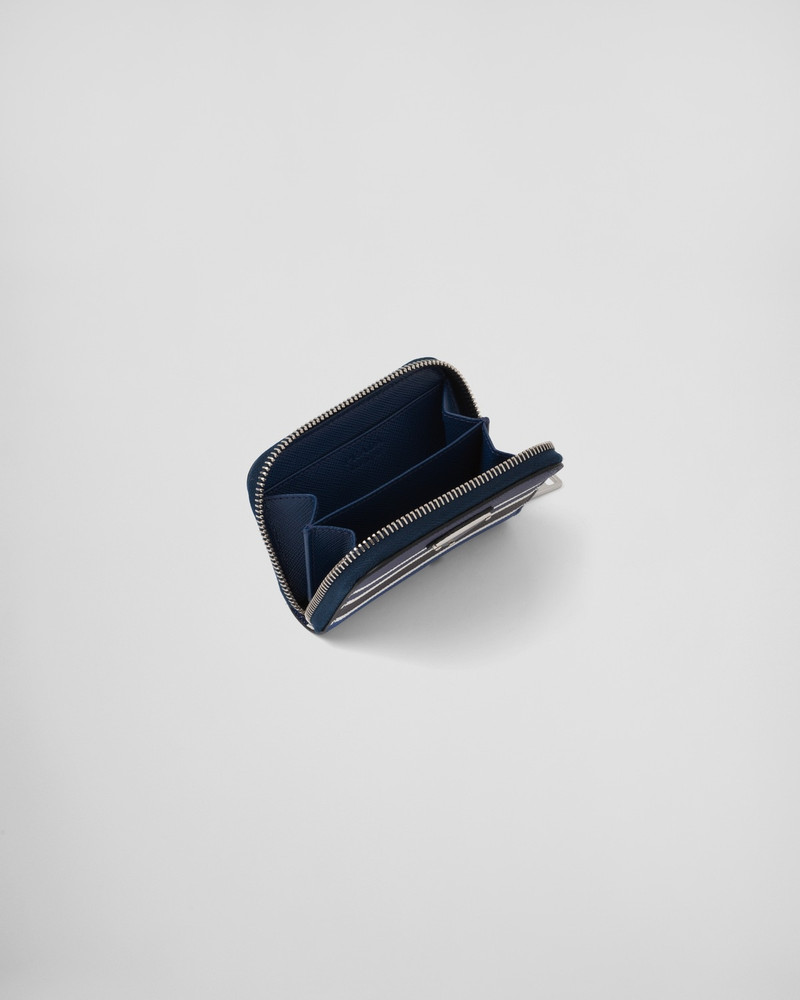 Prada Printed Saffiano leather coin purse outlook
