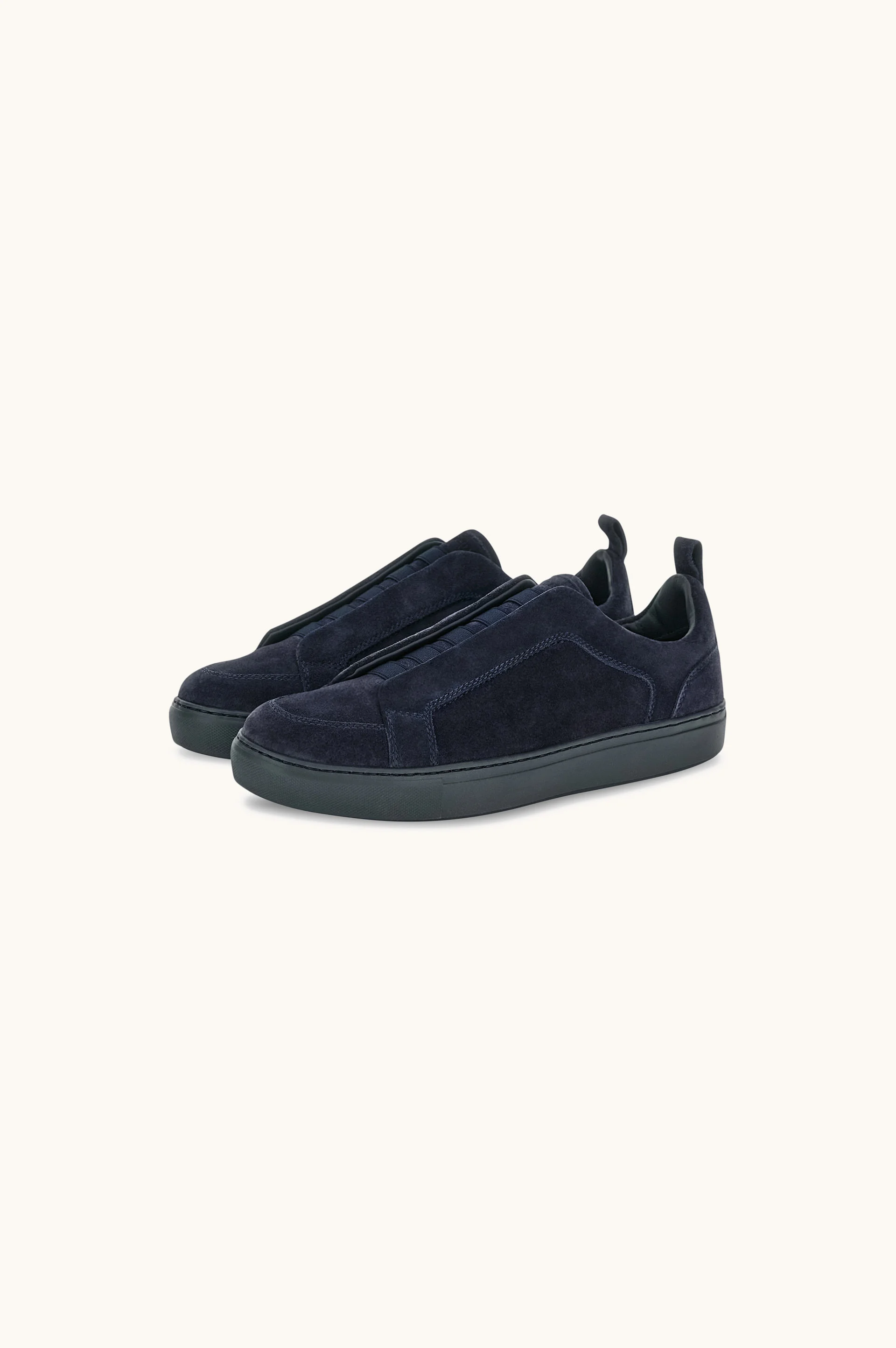 SUEDE SLIP-ON SNEAKERS - 1