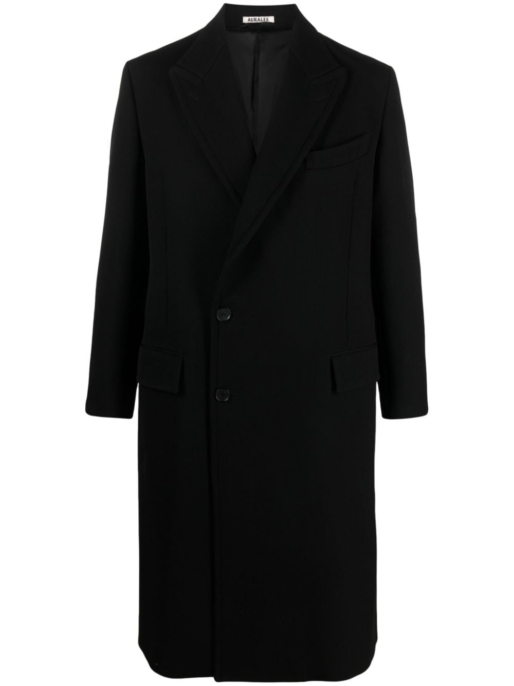 double-weave wool coat - 1