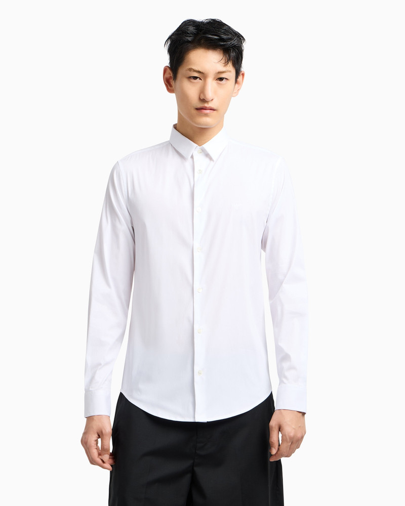 EMPORIO ARMANI Stretch nylon-blend shirt outlook