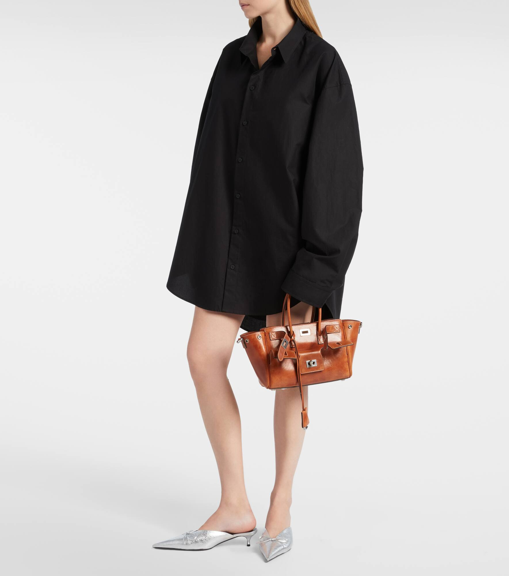 Bel Air Mini leather tote bag - 5