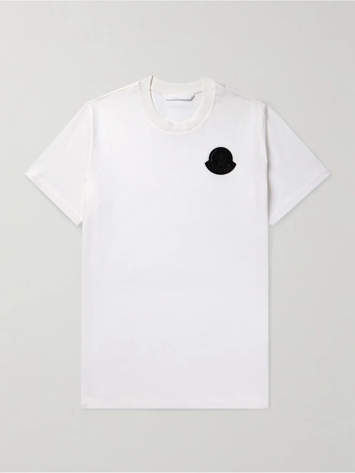 Logo-Appliquéd Cotton-Jersey T-Shirt - 1