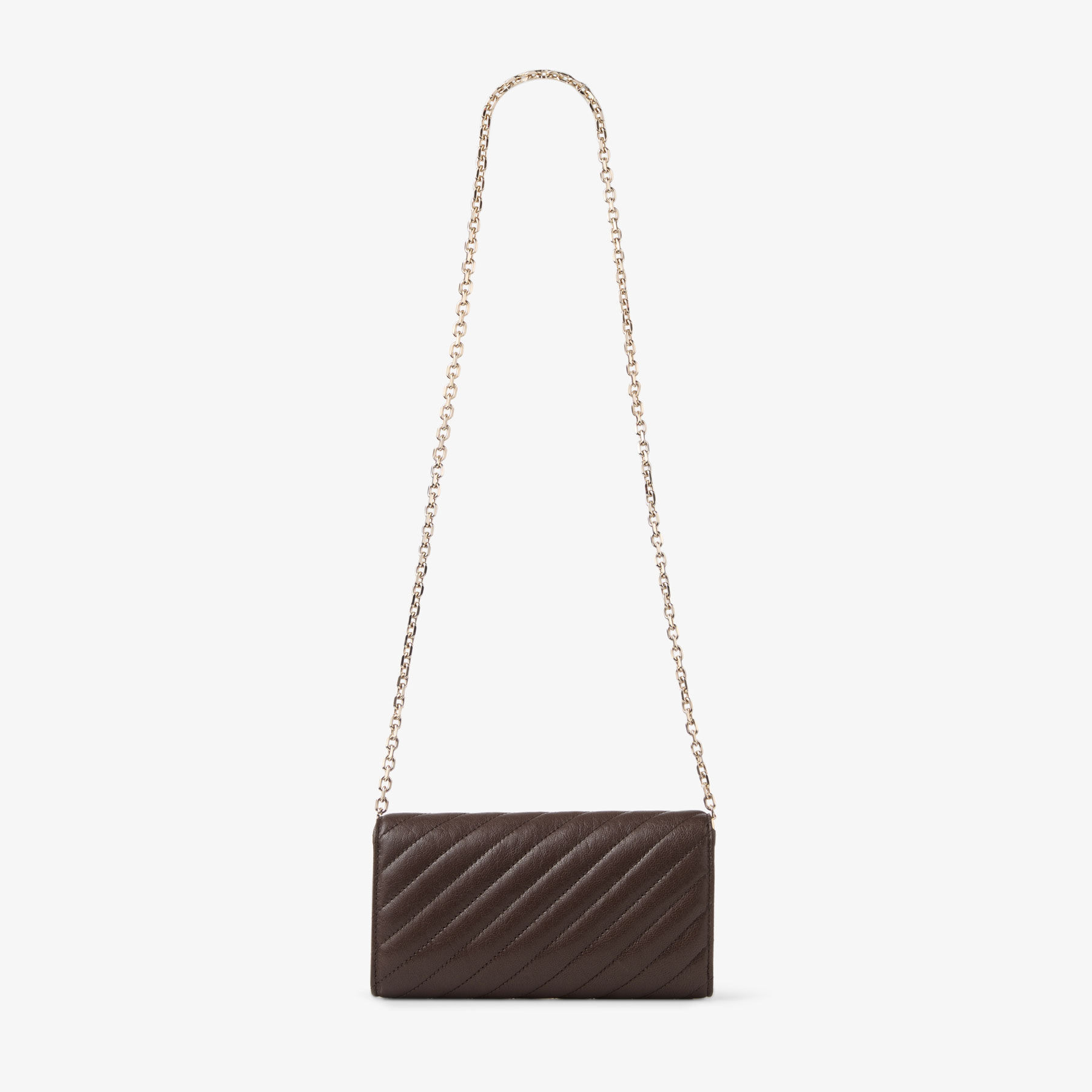 Curve Wallet With Chain
Chocolate Quilted Biker Leather Wallet Chain - 6