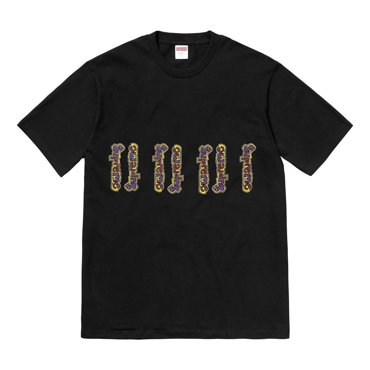 Supreme SS18 Gonz Logo Tee Black Logo Tee SUP-SS18-437 - 1
