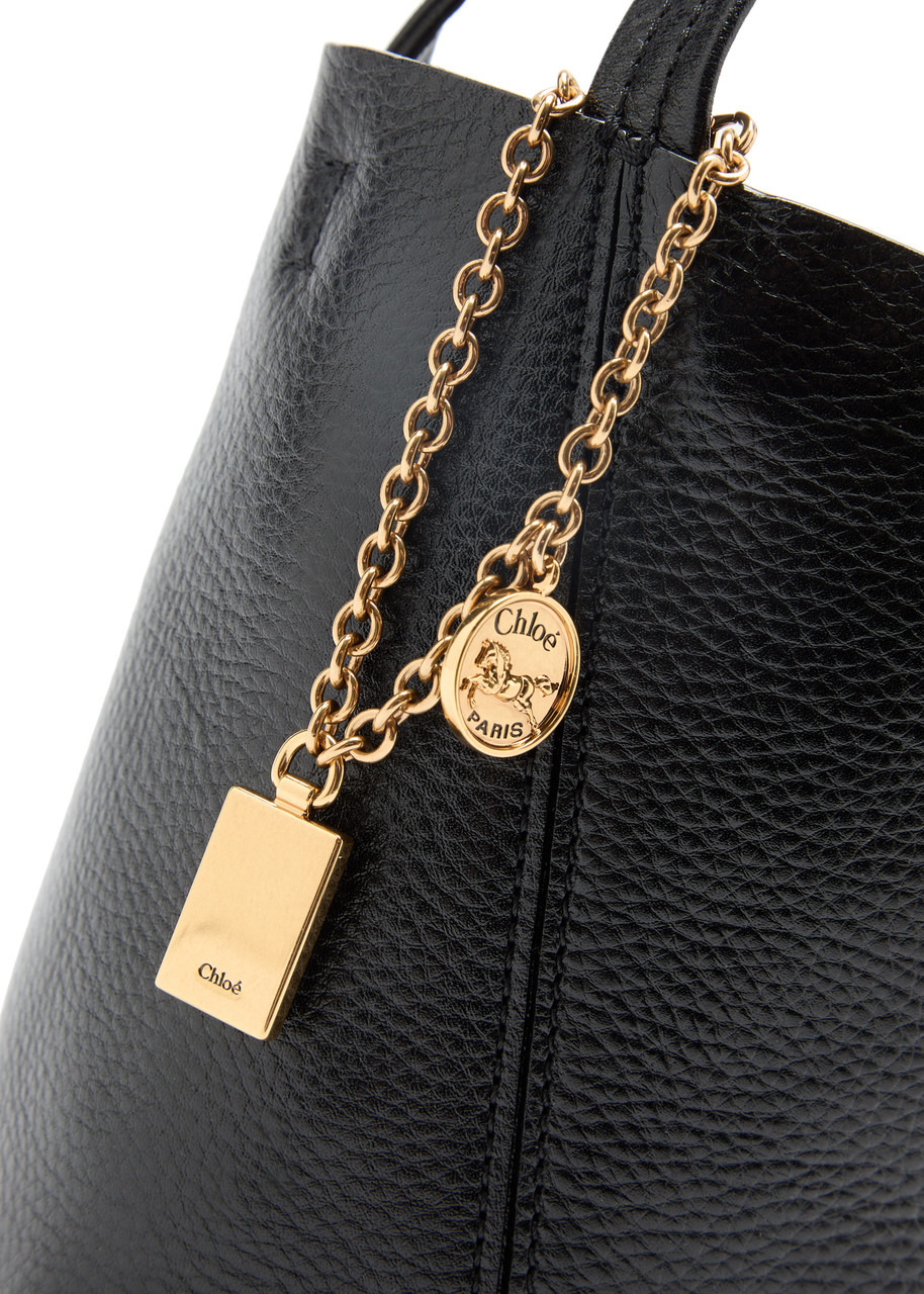Chloe Spin Small Grained Leather Tote - 4