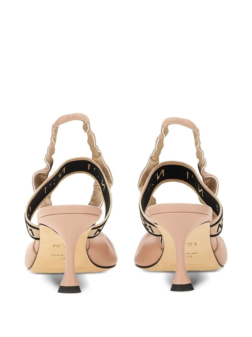 pointed-toe slingback pumps - 4