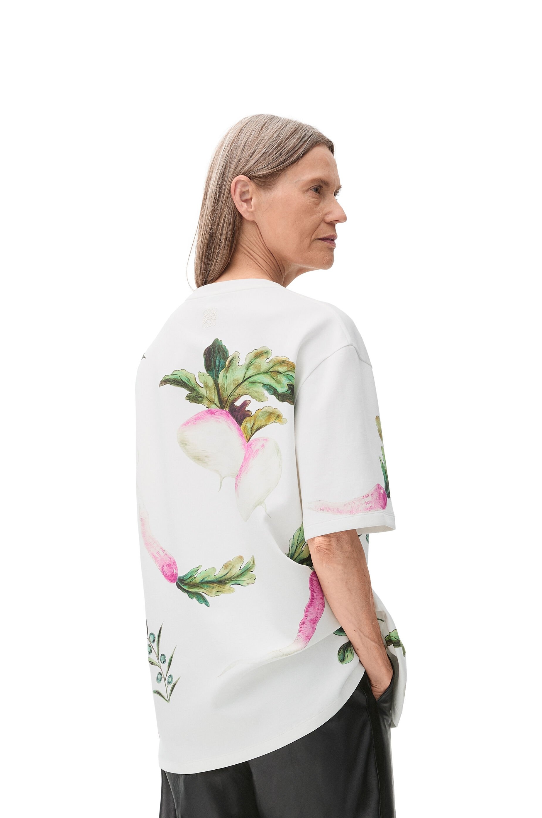 LOEWE セール★ OVERSIZED FIT TSHIRT Loewe Oversized fit T-shirt in cotton blend | REVERSIBLE
