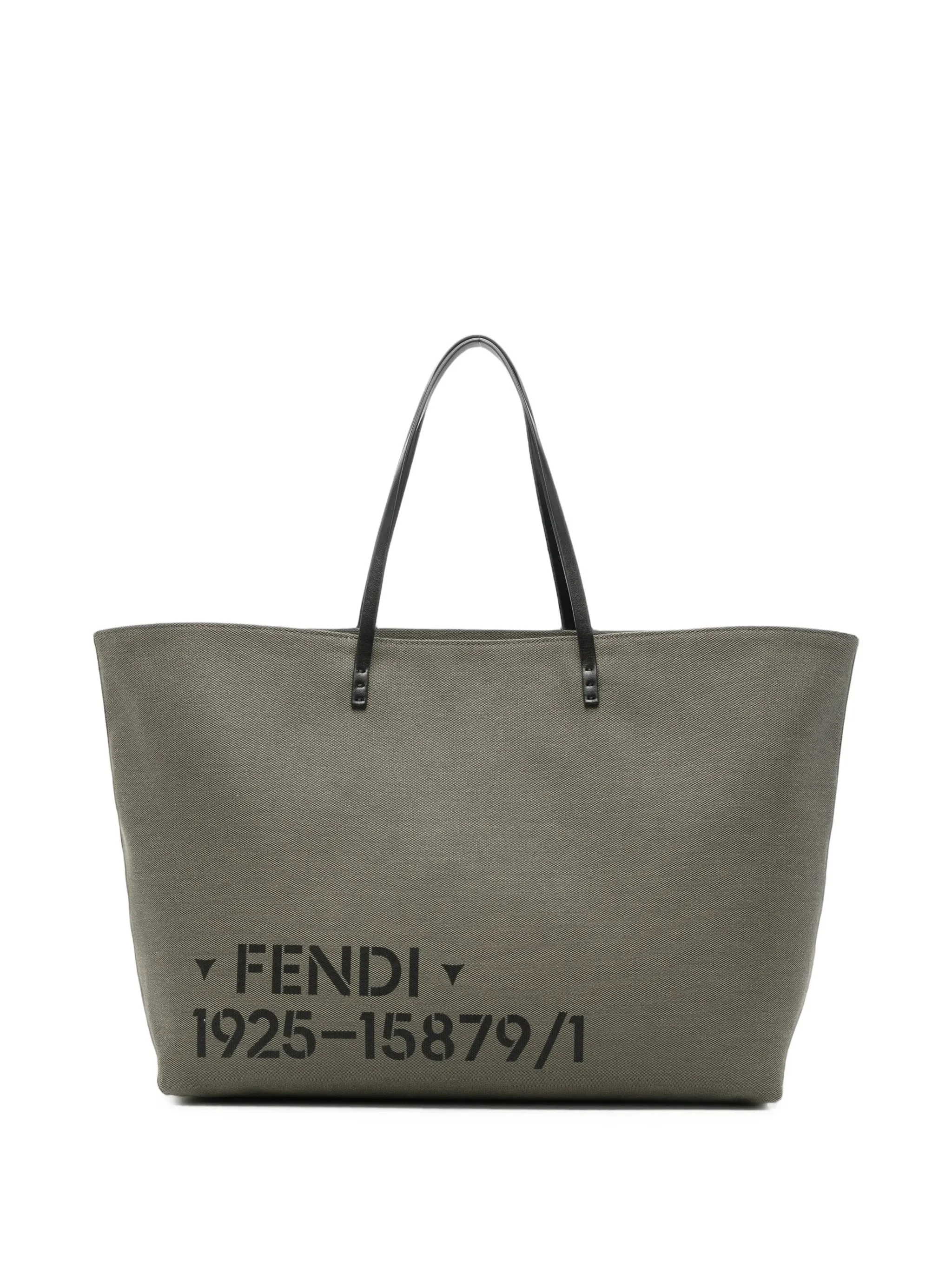 Fendi Laarge Roll Logo-print Tote Bag - 1