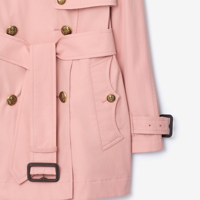 Burberry Short Lightweight Cotton Fitzrovia Trench Coat outlook