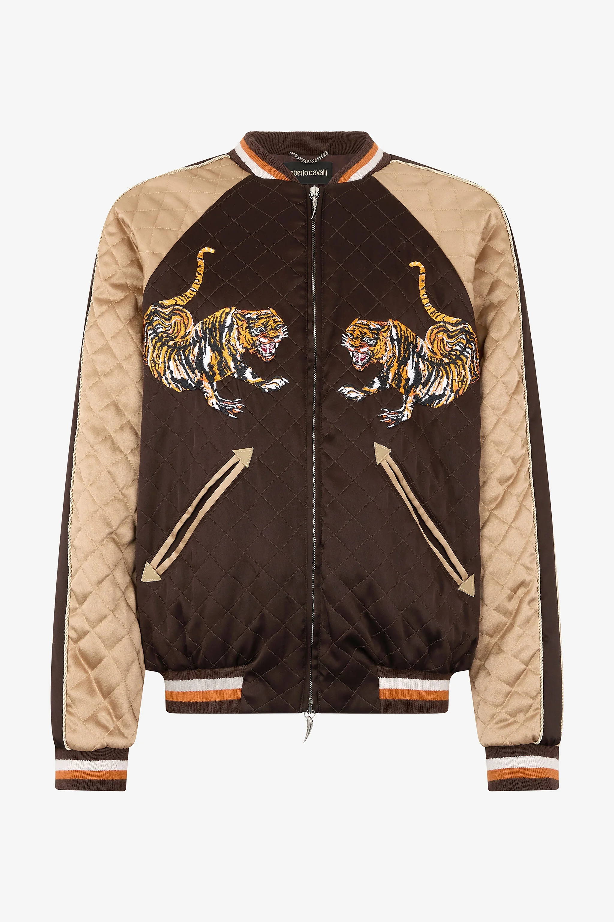 Bomber Jacket With Tigers - 1