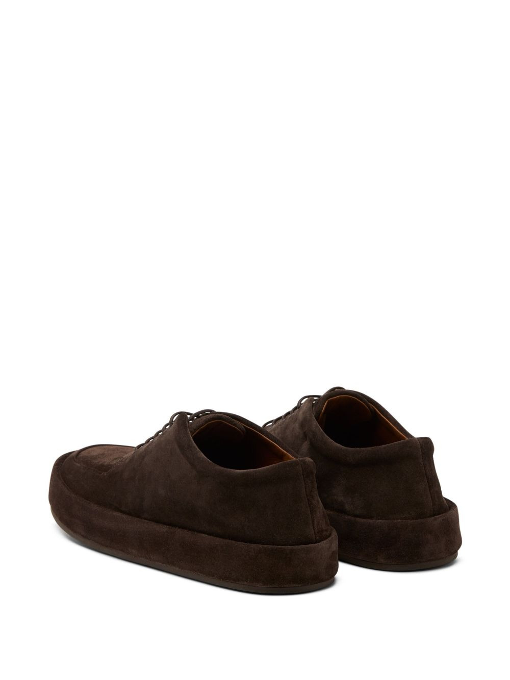 lace-up round derby shoes - 3