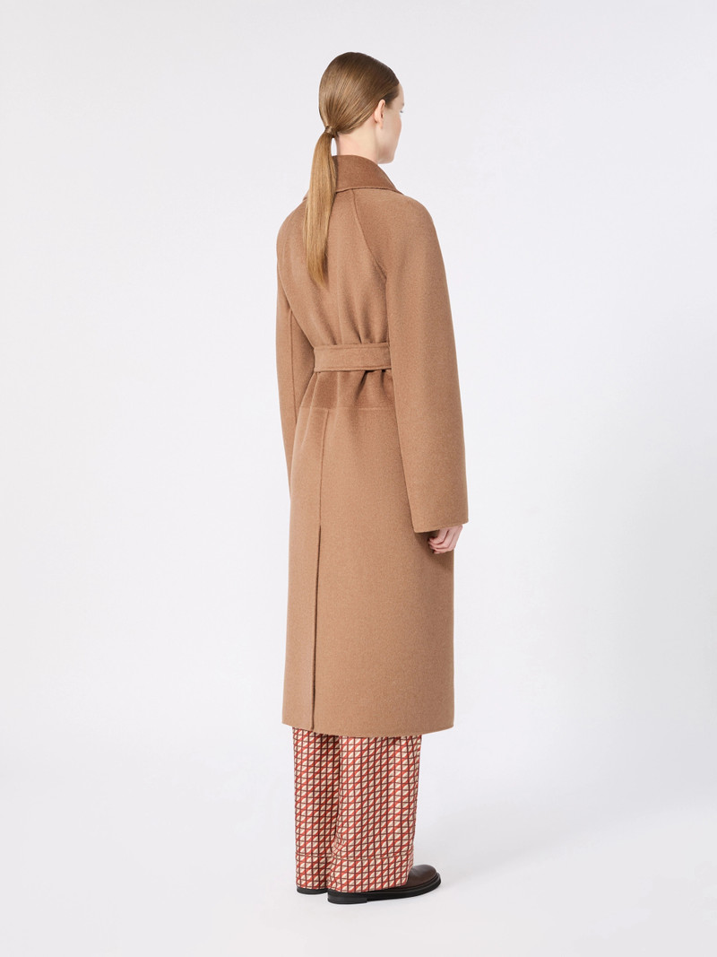 ARIS Wool, cashmere and angora midi coat - CAMEL 4