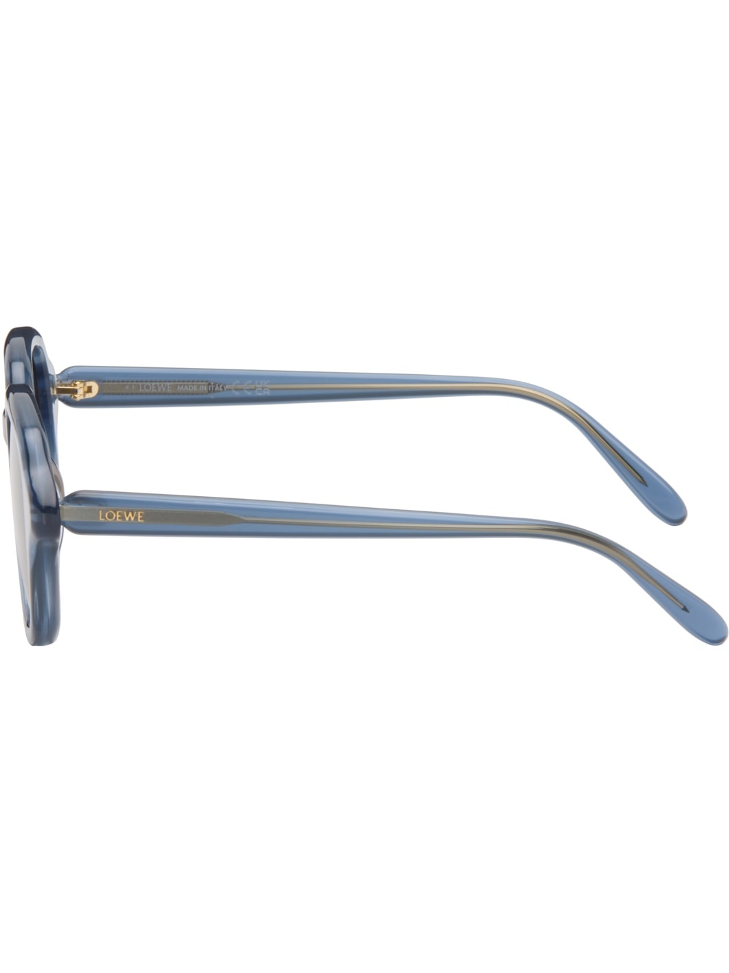 Blue Alpha Slim Sunglasses - 3