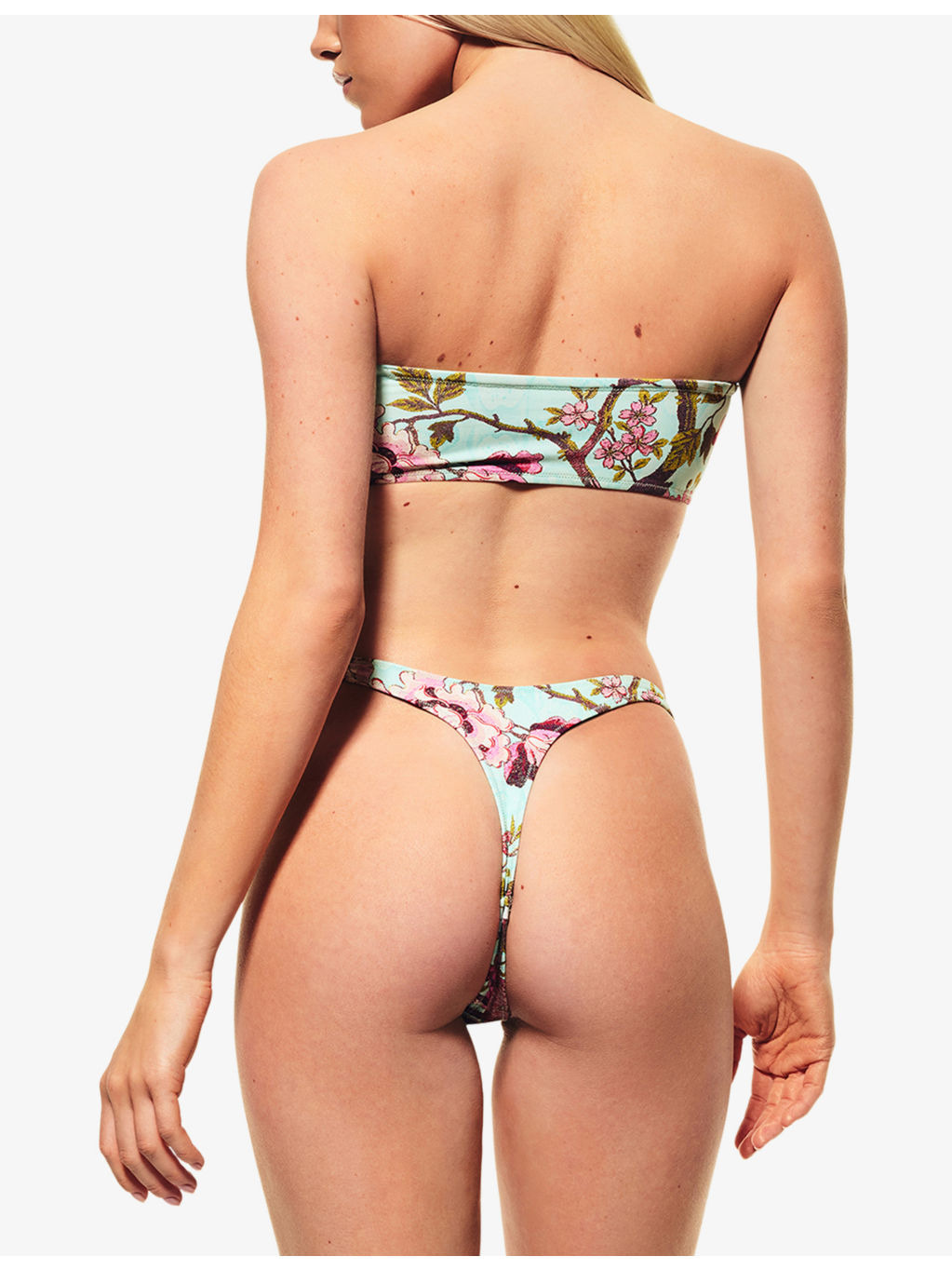 Roberto Cavalli X SKIMS Bandeau Printed Bikini Top - 4
