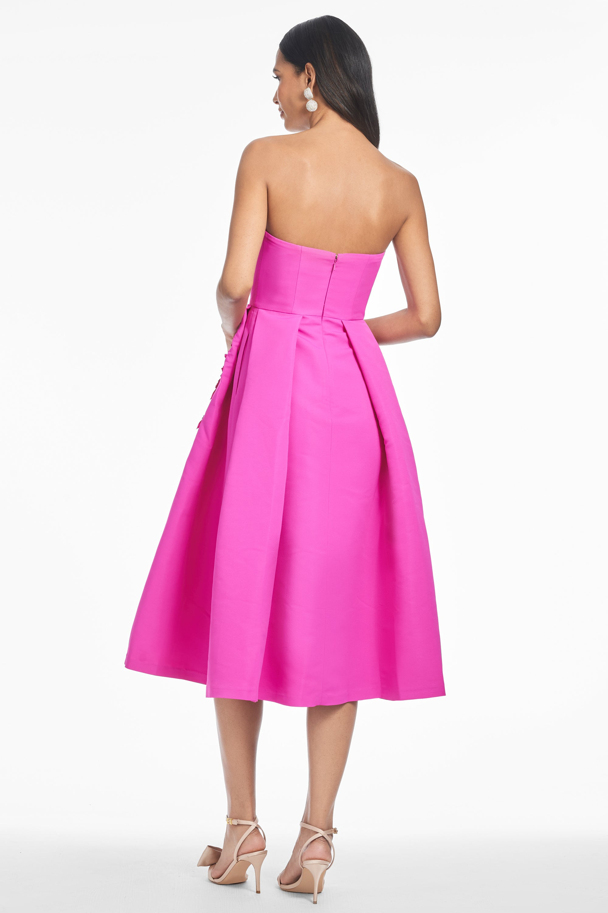 EVIE DRESS - CERISE - 3