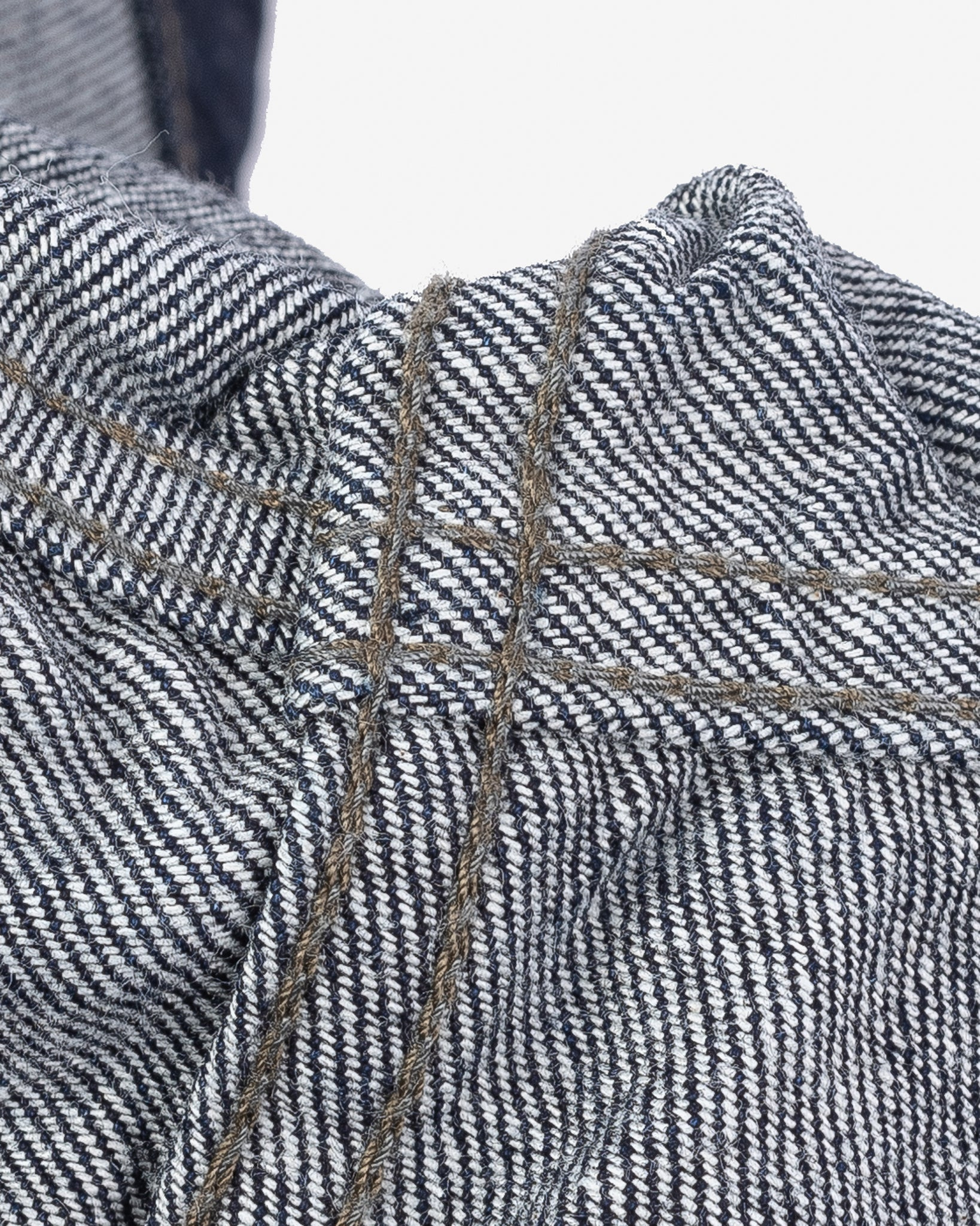 IHSH-326-IND 12oz Selvedge Denim Work Shirt With Snaps - Indigo - 22