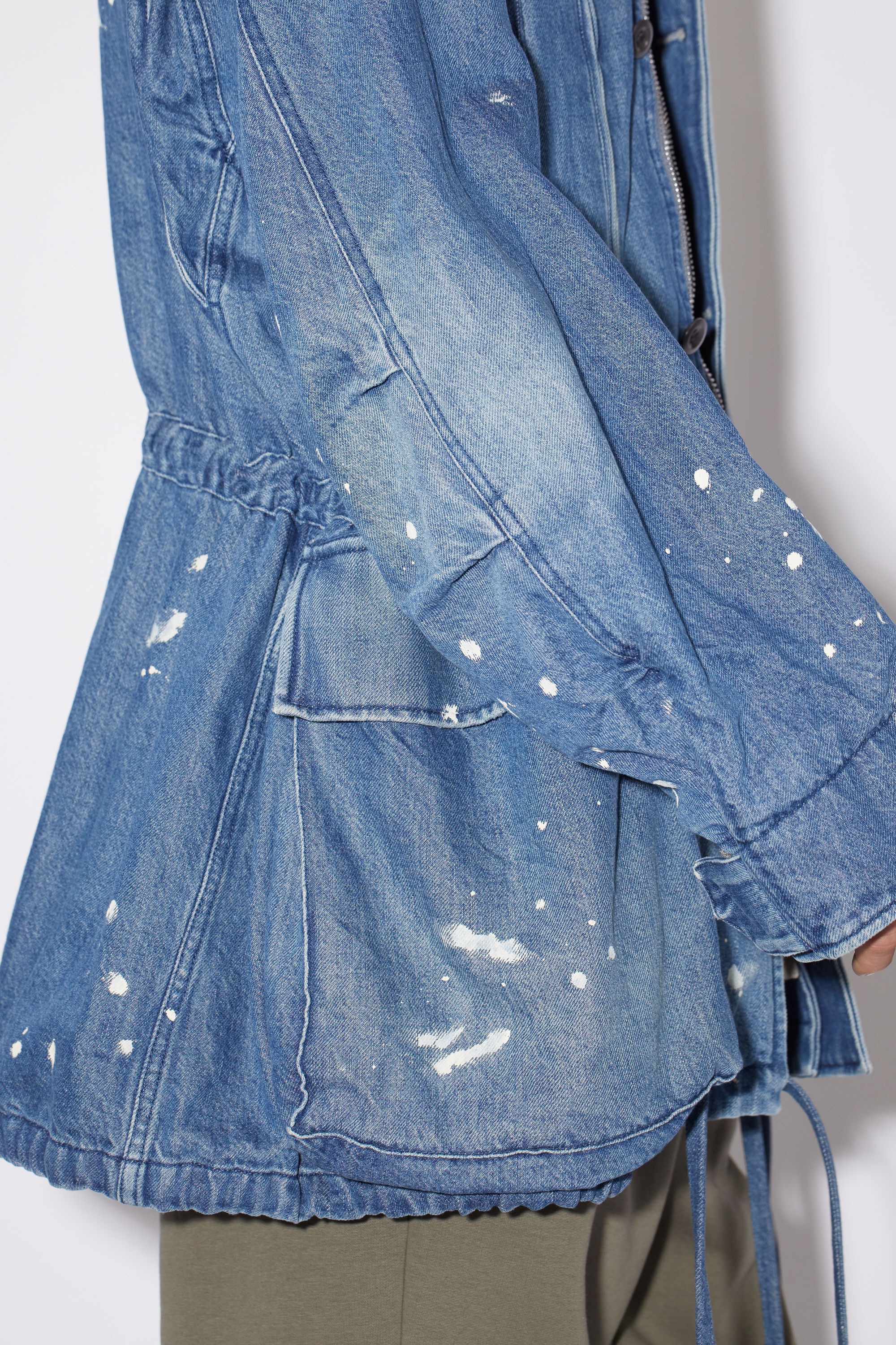Denim parka - Mid Blue - 5